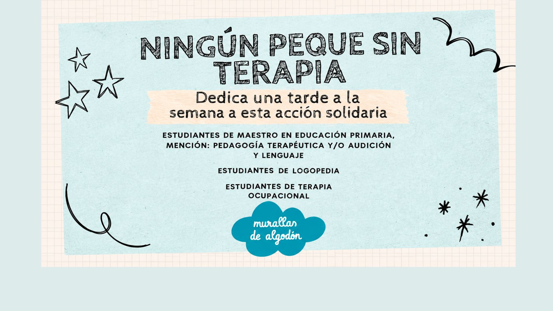Ningún peque sin terapia 